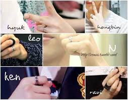 I Think This Is Way Too Cute Vixx Friendship Ring Each Member Has One Vixx Vixx Members Kpop