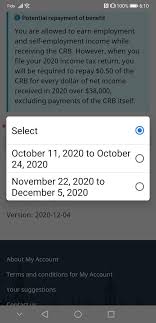 The winter 2019 issue of the crb has just been placed in the mail. Canada Revenue Agency On Twitter Hi Each Crb Eligibility Period Is A Specific 2 Week Period Period 4 Is From November 8 To November 21 2020 And Is Open For Application If You