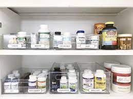 Simply Done Simply Organized Vitamins And Supplements Simply Organized Medicine Cabinet Organization Medicine Organization Cabinet Organization