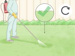 There are sprays but as far as i know not organic ones, so rather than hurt the environment and risk danger to yourself and others, it's best to stick to organic methods to control weeds. Effective Ways To Prevent Grass From Growing