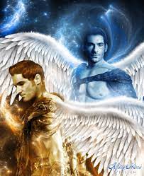 According to irenaeus the ophites gave the snake a double name: Kristin Harris ×'×˜×•×•×™×˜×¨ Archangels Lucifer And Michael Specially Designed For Elizabeth So Much Fun Creating This Design If You Have A Special Request Please Message Me Lucifer Luciferonnetflix Https T Co Wrz1x6bbqg