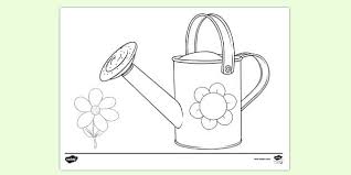 In addition to the irrigation plants, it has varied uses, as it is a reasonably versatile tool. Toy Watering Can Colouring Sheet Primary School Twinkl