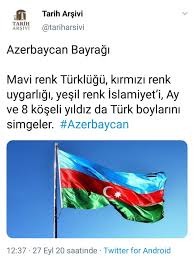 azerbaycan bayragi bilgi alintilari rehber ogretmen tarih