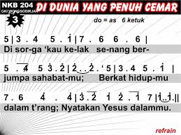 Do = e 3 ketuk. Kidungonline Com Nkb 204 Di Dunia Yang Penuh Cemar