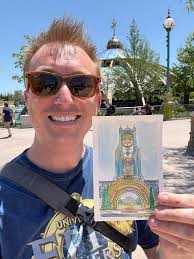 Free watercolor postcards and live entertainment in Celestial Park