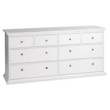 Tvilum 8 Drawer Double Dresser Black Matte Tvilum Sonoma 8 Drawer Dresser In White Tvilum Furniture Rental Furniture Drawers