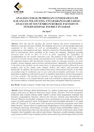 · antara penjual yang mendapat keuntungan dan pembeli untuk memenuhi keperluan dan kehendak. Pdf Analisis Corak Pembelian Cenderamata Di Kalangan Pelancong Antarabangsa Di Sabah Analysis Of Souvenirs Purchase Pattern In International Touris T In Sabah