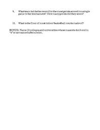 For decades, the united states and the soviet union engaged in a fierce competition for superiority in space. March Madness Trivia By Sarah Hiner Teachers Pay Teachers