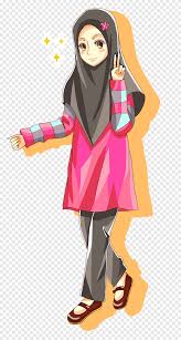 Diese könnte in gefahr sein, wenn das töchterlein mehrere tage und über nacht nicht unter aufsicht ist. Cartoon Illustration Islam Muslim Hijab Islam Anime Kunst Png Pngegg