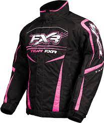 Fxr Racing Snowmobile Sled Gear Wmn S Nitro Girl Jacket Blk Pink Girls Jacket Fashion Obsession Fashion