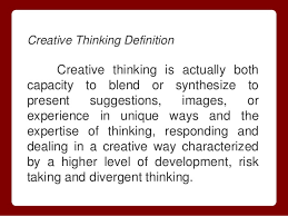 (and so on…) a creative colors outside the lines. Creative Thinking And Metacognition Presentation Report