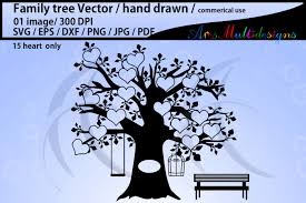 Check spelling or type a new query. Family Tree Clipart Svg Eps Dxf Png Pdf Family Tree Silhouette By Arcsmultidesignsshop Thehungryjpeg Com