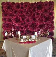 It looks so elegant and lovely, and also very easy and quick to make. Showcase Giant Paper Flower Wall By Rockpaperbloom The Paper Blog