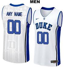 Personally, the simple whites and blues are an upgrade from the duke chapel models. Nike Customize Customize Stitched Duke Blue Devils Elite Authentic Mens White College Basketball Jersey Duke Basketball Store