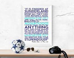 A compilation of commentaries from various tv and radio commentaries across the world A4 Manchester City Print Martin Tyler Quote Aguero Premier League Win 2012 33 X 43xm A4 Frame Father S Day Gi City Prints Football Gifts Manchester City