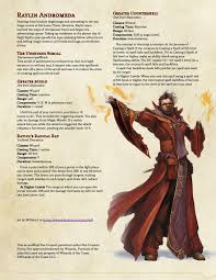 Lack Of Reaction Spells Raylin Has You Covered Wizard Series Dndhomebrew