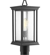 Progress P5400 31 Endicott 1 Light 18 Inch Textured Black Outdoor Post Lantern