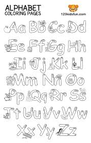 Get him to color up this sheet and cut out each of the. Free Printable Alphabet Coloring Pages For Kids 123 Kids Fun Apps Abc Coloring Pages Alphabet Coloring Pages Letter A Coloring Pages