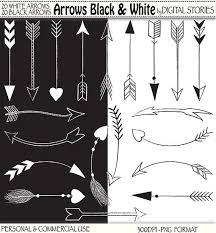 Arrow Clip Art Black And White 40 Arrows Clipart Arrows Black White Hand Drawn Etsy Small Arrow Tattoos Arrow Tattoos Tattoos
