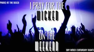 Panic At The Disco Say Amen Saturday Night Lyrics Pin On Panic