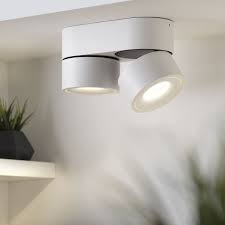 Die schöne textur der steinwand betonen. Deckenaufbauspot Drehbar Schwenkbar Famlights 1 Phasen Schienensystem Spot Emma In Weiss Aus Metall Und Kunststoff Gu10 Schlafzimmer Oder Esszimmer Moderner Deckenspot Fur Wohnzimmer Deckenbeleuchtung Novocorefloor Beleuchtung