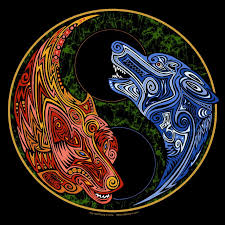 Deceptive in its simplicity and recognizable even after significant alteration of coloring and style, the yin and yang offers a surprising scope for creativity in tattoo art. Yin Yang Wolves T Shirt Ying Yang Art Yin Yang Wolf Yin Yang Art