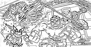 Give them a nice present of coloring pages. Marvelous Super Hero Squad Coloring Page Netart