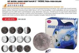 Semasa bulan mengelilingi bumi, kedudukan bulan berubah dari masa ke masa. Sc Dd 07n Kit Model Kssr Tahun5 Model Fasa Fasa Bulan Supplier Supply Science