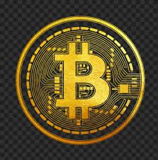 Golden bitcoin on the front and 14 other cryptocurrencies standing on blue motherboard. Hd Golden Bitcoin Crypto Blockchain Coin Icon Png Citypng