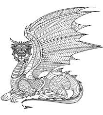Dragon Zentangle Ausmalbild Free Printable Coloring Pages Ausmalen Ausmalbilder Mandala Ausmalen