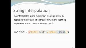 And the further you extrapolate from your data, the more inaccurate your predictions are likely to be. C For Java Programmers String Interpolation Youtube