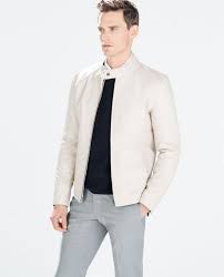 Zara Man Bnwt Ice Faux Leather Jacket Cream Off White Coat 0706 428 Rrp 79 99 Men Sleatherjacket Men S Leather Jacket Style Leather Jacket Leather Jacket Men