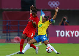 Canada and brazil were engaged in a defensive battle in this one, but the match started off with a scare for les rouges. Ly5ivhnwchp1 M