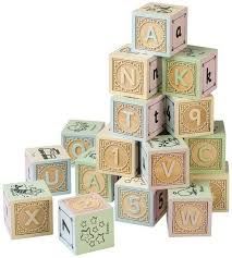 Whoops Alphabet Blocks Wooden Baby Blocks Pastel Blocks