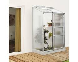 Anlehngewachshaus Vitavia Ida 900 Hohlkammerplatten 4 Mm 131x69 Cm Aluminium Bei Hornbach Kaufen Anlehngewachshaus Gewachs Gewachshaus