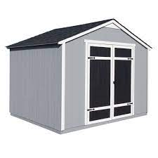 Handy Home Products Monarch 10 Ft X 8 Ft Wood Storage Shed 18380 5 The Home Depot