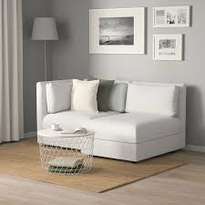 Vallentuna وحدة كنب بمقعدين مع تخزين Murum أبيض Ikea
