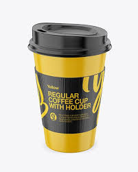Download Regular Coffee Cup With Holder Front View High Angle Shot In Cup Bowl Mockups On Yellow Images Object Mockups Mockup Free Psd High Angle Shot Stationery Mockup PSD Mockup Templates