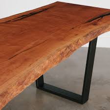A little sanding to see the expected figure. Cherry Dining Table No 192 Elko Hardwoods Modern Live Edge Furniture Dining Coffee Tables Desks Benches