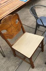 Folk Art Dining Chairs From Craigslist Dining Chairs Chair Decor
