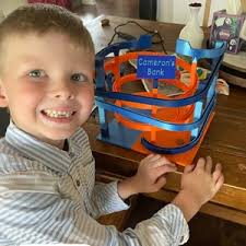 Pink Personalized Donation Box