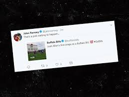 1 draft pick josh allen after the qb's tweets from high. Jalen Ramsey Deletes Tweet Clowning Bills Qb Josh Allen
