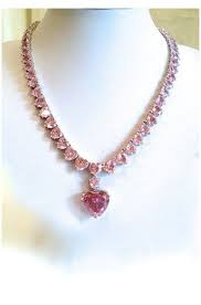 Vintage Pink Diamond Estate Jewelry Necklace Pink Stone Formal Pink Diamond Jewelry Necklaces Vintage Pink D In 2020 Pink Diamond Pink Diamond Jewelry Pink Jewelry