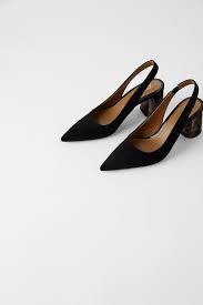 From high heels, kitten heels & block heels, browse our range of colours & styles for everyday or for a night out. Zara Woman Slingback Tortoiseshell Heel Shoes Work Shoes Women Slingback Shoes Black Slingback Heels