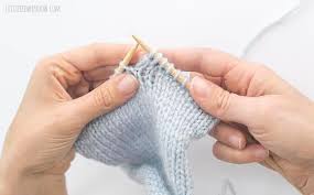 One is the knit stitch, and the other is the purl stitch. Learn To Knit Knit Front Back Kfb Little Red Window