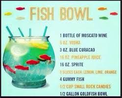 Make Your Own Yummy Alcohol Fish Bowl Alcohol Drink Recipes Alcohol Recipes Fishbowl Drink