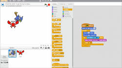 Click the top right arrows labeled see inside to see all the blocks of code that were used to make the game. Scratch Videos