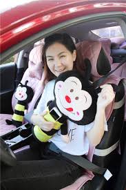 1pcs Lovely Style B Group Cartoon Car Seat Belt Cover Shoulder Pad Toys Auto Pillow Car Safety Belt Protect Car Styling Cushion Seat Belt Cover Car Seats Car Safety
