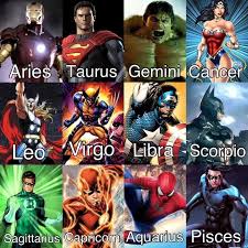 Star Sign Gentleman S Essentials Superhero Signs Zodiac Characters Star Signs