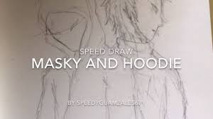 Speed Draw Masky And Hoodie Creepypasta Characters Youtube Browse and add best hashtags to amplify your creativity on picsart community! hoodie creepypasta characters